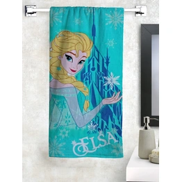 Athom Trendz Disney Frozen Kids Bath Towel 350 GSM 60x120 cm ( Blue)(SKU-L21)