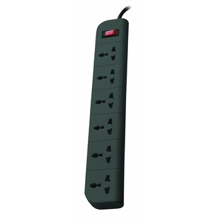 BEL 6-OUTLET SURGE PROT 2M CORD GREY