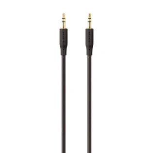 BEL CABLE AUD 3.5MM 2M PRT BLK GLD