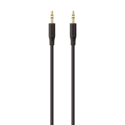 BEL CABLE AUD 3.5MM 2M PRT BLK GLD