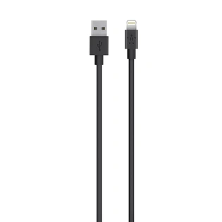 BEL SYNC/CHARGE CABLE 2.4A LTG 4FT BLACK