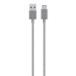 CABLE,PREMIUM,USB-C/USB-A MIX METALIC,4',GRAY