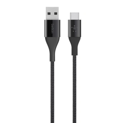 Belkin DURATEK CHARGE CABLE, USB-C TO USB-A,4 ,BLACK