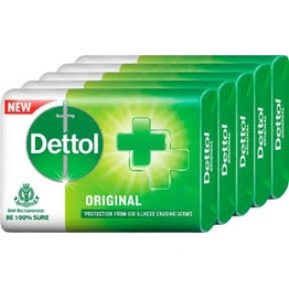 Dettol Original Soap (625 gm, Pack of 4 + 1)