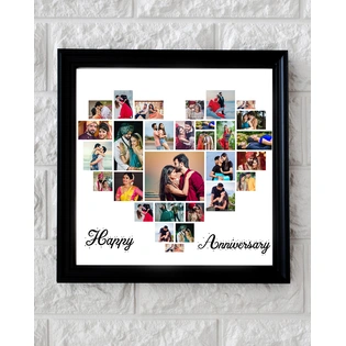 29 Photos Heart Designer Collage Frame