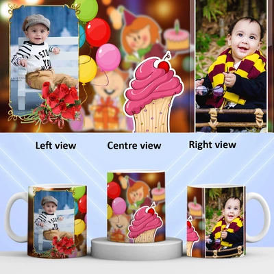 Print Magical Gifts Happy Birthday Special White Mug Design 004