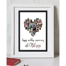 Love Heart Frame with 29 Photos