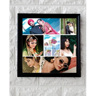 Creative Square Frame with 7 Photos