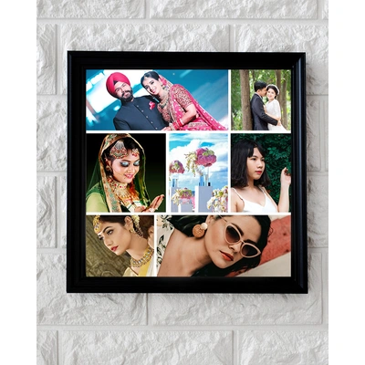 Creative Square Frame with 7 Photos