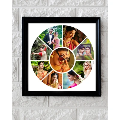 Creative Square Frame with 9 Photos