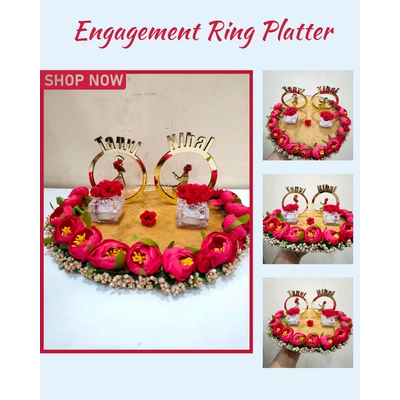 Personalized Engagement Ring Platter