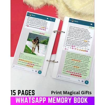 Print Magical Gifts WhatsApp Memory Book