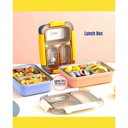 Super Bento Lunch Box Leak Proof - Stainless Steel Meal Management Container