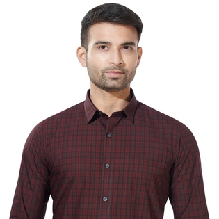 HAFLINGER Men's Casual Shirt HF20023_Brown