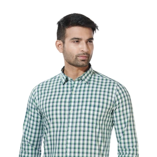 HAFLINGER Men's Casual Shirt HF20028_Green