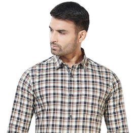 HAFLINGER Men's Casual Shirt HF20030_Brown