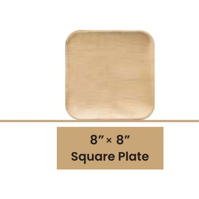 8" Square Plates