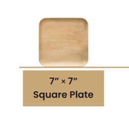 7" Square Plates