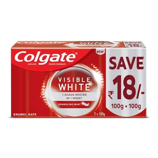 Colgate Visible White Toothpaste Combo - (2 P...