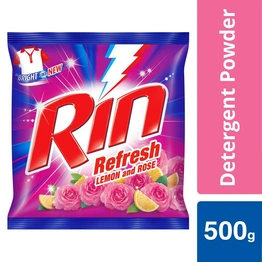 Rin Lemon & Rose Detergent Washing Powder 500...