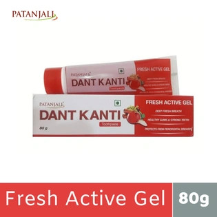 Patanjali Dant Kanti Fresh Active Red Gel - 8...