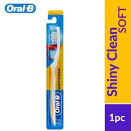 Oral-B Shiny Clean Soft ToothBrush 1Pc(Colour...