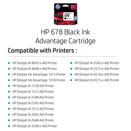 HP 678 2-pack Black/Tri-color Original Ink Advantage Cartridges