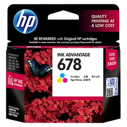 HP 678 Tri-color Original Ink Advantage Cartridge