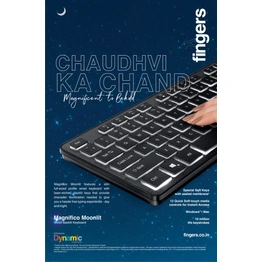 FINGER MAGNIFICO MOONLIT KEY BOARD