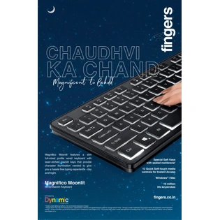 FINGER MAGNIFICO MOONLIT KEY BOARD