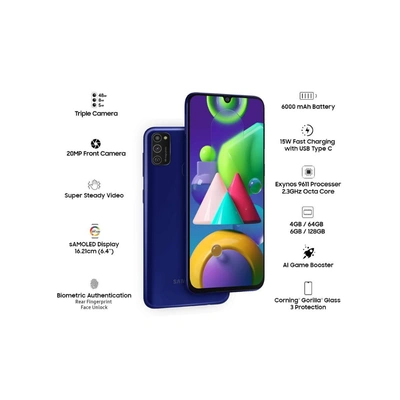 GALAXY M21 (4 GB RAM/64 GB STORAGE)