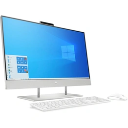 HP AIO 24-dp1801in PC Core i3 -1115G4 / 8GB / 1TB HDD + 256G SSD24 inch & FHD Camera / Intel HD / Windows 11 / Microsoft Office H&S 2019 / Wireless / Natural Silver / 1 year