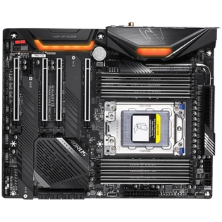 AMD TRX40 AORUS Motherboard with Direct 12+2 Phases Infineon Digital VRM, Fins-Array Heatsink, Intel® GbE LAN, 3 PCIe 4.0 M.2 with Thermal Guards, Intel® WiFi 6 802.11ax, ALC 1220-VB Audio, RGB FUSION 2.0