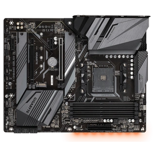 AMD® X570S GAMING Motherboard with Twin 12+2 Phases Digital VRM Solution with 50A DrMOS, Fully Covered Thermal Design, Triple Ultra-Fast NVMe PCIe 4.0/3.0 x4 M.2 with Thermal Guard, Fast 2.5GbE LAN, 2*USB 3.2 Type-C®, Rear & Front USB 3.2 Type-C®, RGB FUSION 2.0, Q-Flash Plus