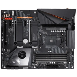 AMD X570 AORUS Motherboard with 12+2 Phases IR Digital VRM, Fins-Array Heatsink & Direct Touch Heatpipe, Dual PCIe 4.0 M.2 with Thermal Guards, Intel® WiFi 6 802.11ax, Intel® GbE LAN with cFosSpeed, USB Type-C, RGB Fusion 2.0