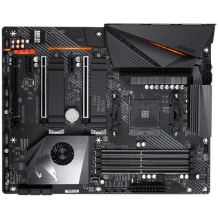 AMD X570 AORUS Motherboard with 12+2 Phases IR Digital VRM, Fins-Array Heatsink & Direct Touch Heatpipe, Dual PCIe 4.0 M.2 with Thermal Guards, Intel® GbE LAN with cFosSpeed, USB Type-C, RGB Fusion 2.0