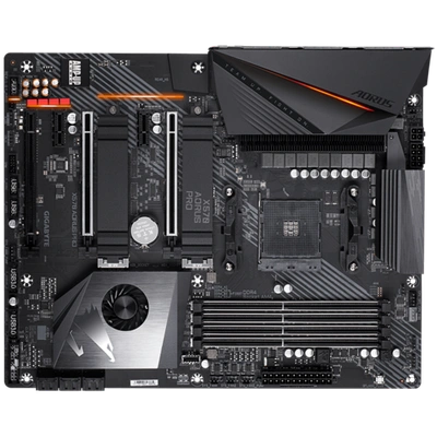 AMD X570 AORUS Motherboard with 12+2 Phases IR Digital VRM, Fins-Array Heatsink & Direct Touch Heatpipe, Dual PCIe 4.0 M.2 with Thermal Guards, Intel® GbE LAN with cFosSpeed, USB Type-C, RGB Fusion 2.0