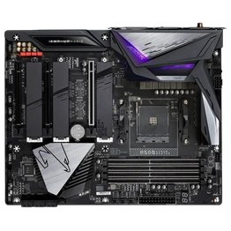 AMD B550 AORUS Motherboard with Direct 16 Phases Digital VRM, Fins-Array Heatsink, Direct-Touch Heatpipe, Thermal Backplate, Triple PCIe 4.0 x4 M.2 Direct from CPU, Intel® WiFi 6 802.11ax, 2.5GbE LAN, RGB FUSION 2.0, Q-Flash Plus