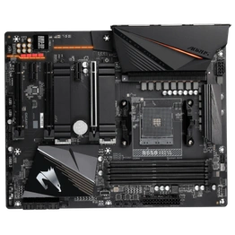 AMD B550 AORUS Motherboard with 12+2 Phases Digital Twin Power Design, Fins-Array Heatsink, Direct-Touch Heatpipe, Dual PCIe 4.0/3.0 x4 M.2 with Dual Thermal Guards, 2.5GbE LAN, Front & Rear USB Type-C™, RGB FUSION 2.0, Q-Flash Plus