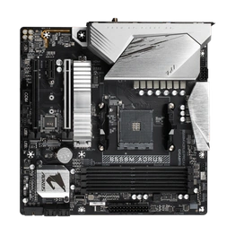 AMD B550 AORUS Motherboard with 10+2 Phases Digital Twin Power Design, Enlarged Surface Heatsinks, PCIe 4.0 x16 Slot, Dual PCIe 4.0/3.0 x4 M.2, 2.5GbE LAN, Intel® WiFi 6 802.11ax, Rear & Front USB Type-C®, RGB FUSION 2.0, Q-Flash Plus