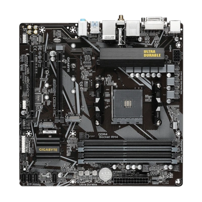 AMD B550 Ultra Durable Motherboard with Pure Digital VRM Solution, PCIe 4.0 x16 Slot, Dual PCIe 4.0/3.0 M.2 Connectors, Intel® Dual Band 802.11ac WIFI, GIGABYTE 8118 Gaming LAN, Smart Fan 5 with FAN STOP, RGB FUSION 2.0, Q-Flash Plus