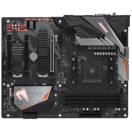 AMD B450 AORUS Motherboard with Hybrid Digital PWM, Intel® Dual Band 802.11ac WIFI, Dual M.2 with Dual Thermal Guards, Audio ALC1220-VB, Intel® GbE LAN with cFosSpeed, CEC 2019 ready, RGB FUSION 2.0