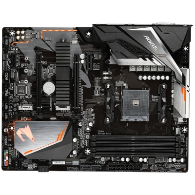 AMD B450 AORUS Motherboard with 8+2 Phases Digital Twin Power Design, Dual M.2 with One Thermal Guard, GIGABYTE Gaming LAN with Bandwidth Management, RGB FUSION 2.0, CEC 2019 Ready