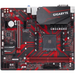 AMD B450 Gaming Motherboard with Hybrid Digital PWM, GIGABYTE Gaming LAN with Bandwidth Management, PCIe Gen3 x4 M.2, 7-colors RGB LED Strips Support, Anti-Sulfur Resistors Design