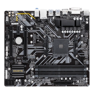 AMD B450 Ultra Durable Motherboard with Realtek® GbE LAN with cFosSpeed, PCIe Gen3 x4 M.2, 7-colors RGB LED Strips Support, Anti-Sulfur Resistor, CEC 2019 ready