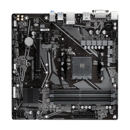 AMD A520 Motherboard with Pure Digital VRM Solution, High Quality Audio, GIGABYTE Gaming LAN with Bandwidth Management, PCIe 3.0 x4 M.2, RGB FUSION 2.0, Smart Fan 5, Q-Flash Plus