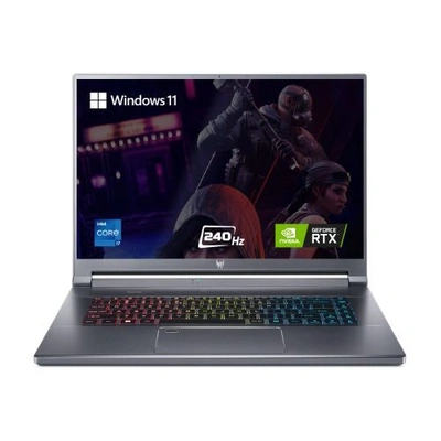 ACER Gaming Laptop|Predator Triton 500 SE|PT516-52s|Ci7-12700H|32 GB LPDDR5|2048GB PCIe NVMe SED SSD|8G-GDDR6 NVIDIA® GeForce RTX™ 3070 Ti|W11|16"WQXGA SlimBezel 240Hz DCI-P3 100% (16:10)|Steel Gray