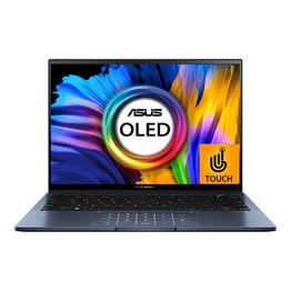 ASUS ZenBook Laptop/ Ryzen™ 5 6600U / AMD Radeon™ Graphics / 16GB LPDDR5 / 512GB PCIe® 4.0 Performance SSD / 13.3-inch / 2.8K (2880 x 1800) OLED 16:10 aspect ratio / Ponder Blue / NumberPad / FingerPrint / Backlit Chiclet Keyboard / 1.10 kg / Office Home and Student 2021/ UM5302TA-LX501WS