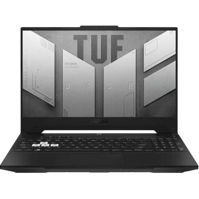 ASUS TUF Dash F15 Gaming Laptop i7 12650H/ RTX3050- 4GB/ 16GB DDR5 (2 x 8GB)/ 1TB SSD/ 15.6 FHD-144hz/ Backlit KB/ 76Whr/ WIN 11/ Office Home & Student 2021/ / McAfee(1 year)/ 1D: Shadow Black/ FX517ZC-HN108WS