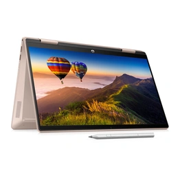 HP Pav X360 Convert 14-ek0072TU Laptop | Core i5-1235U - U15 | 16GB | 512GB SSD | Intel Iris Xe Graphics | W11 MSO H & S 2021 | Zenvo Pen Natural Silver 2, Backlit KBD, Alexa Built-in, Pale Rose Gold - FPR - 5MP TNR | 14 FHD | 1 year onsite warranty | 6Q0Y7PA